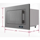 Встраиваемая микроволновая печь LEX BIMO 20.07N Grey (CHVE000033)