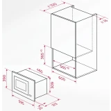 Встраиваемая микроволновая печь LEX BIMO 20.07N White (CHVE000034)