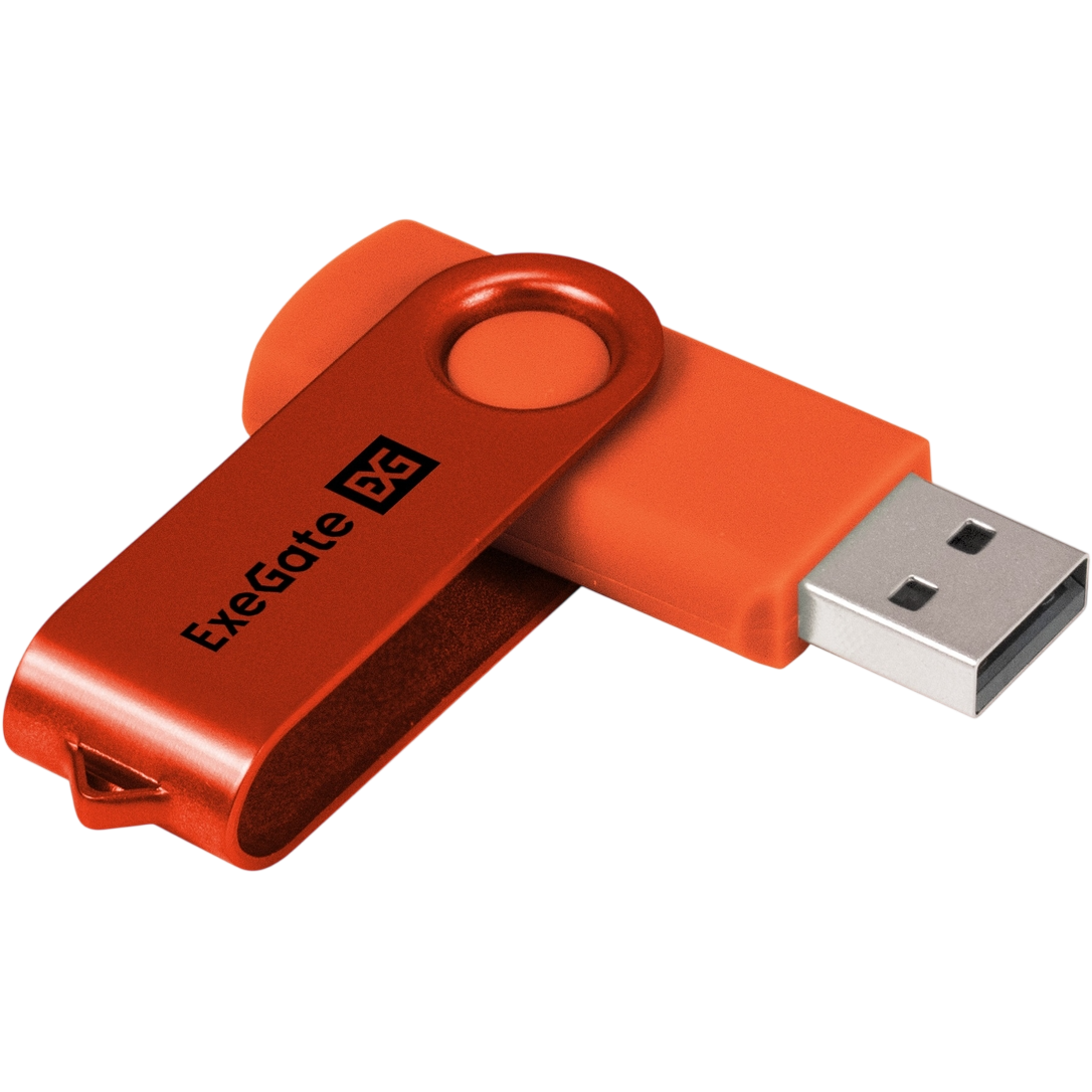 USB Flash накопитель 32GB ExeGate Jet Orange (EX302048RUS)