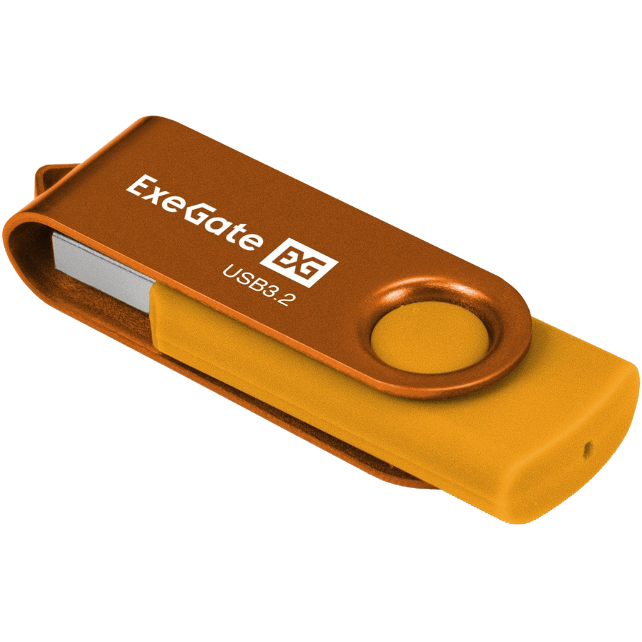 USB Flash накопитель 64GB ExeGate Jet Ultra Yellow (EX302062RUS) - фото 2