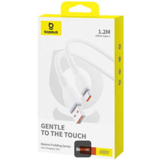 Кабель USB - USB Type-C, 1.2м, Baseus CB000054 White - P10355703221-B1 - фото 3