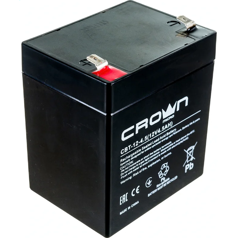 Аккумуляторная батарея Crown CBT-12-4.5 - фото 2