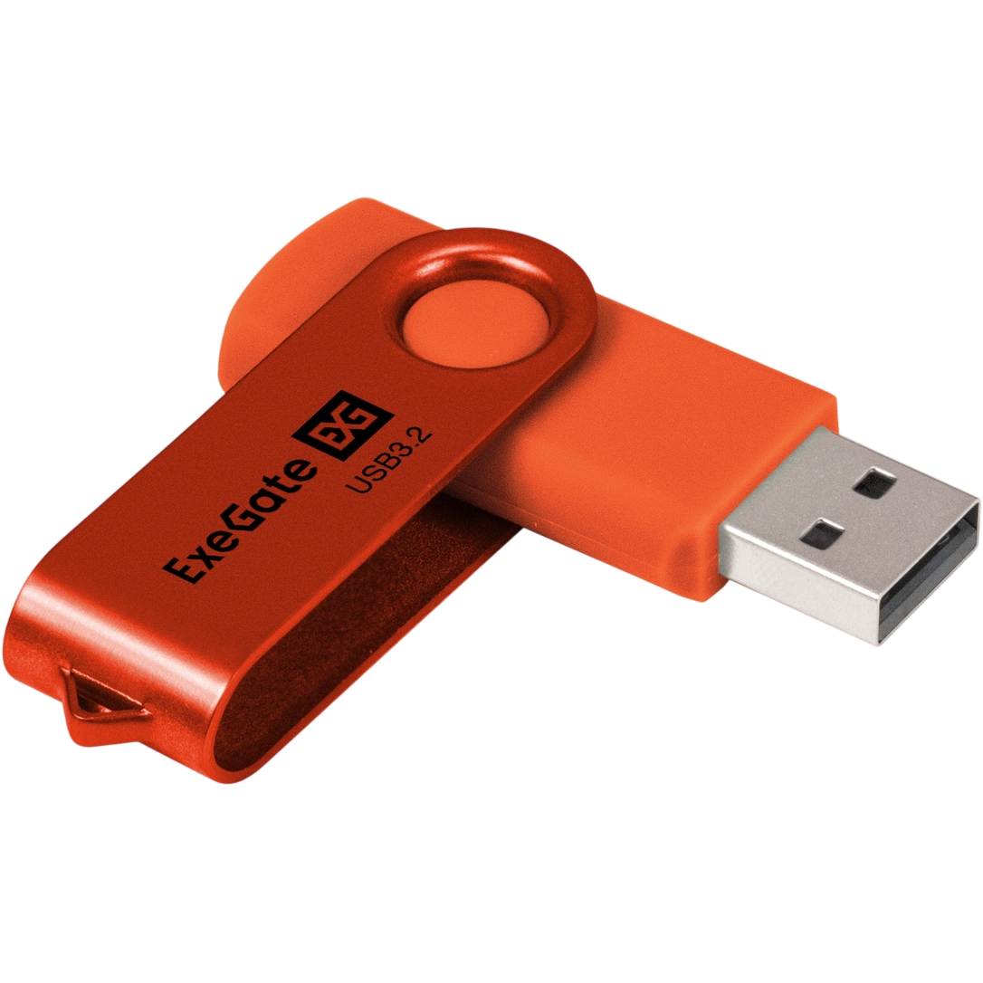 USB Flash накопитель 64GB ExeGate Jet Ultra Orange (EX302063RUS)
