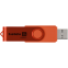 USB Flash накопитель 64GB ExeGate Jet Ultra Orange (EX302063RUS) - фото 5