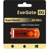 USB Flash накопитель 64GB ExeGate Jet Ultra Orange (EX302063RUS)