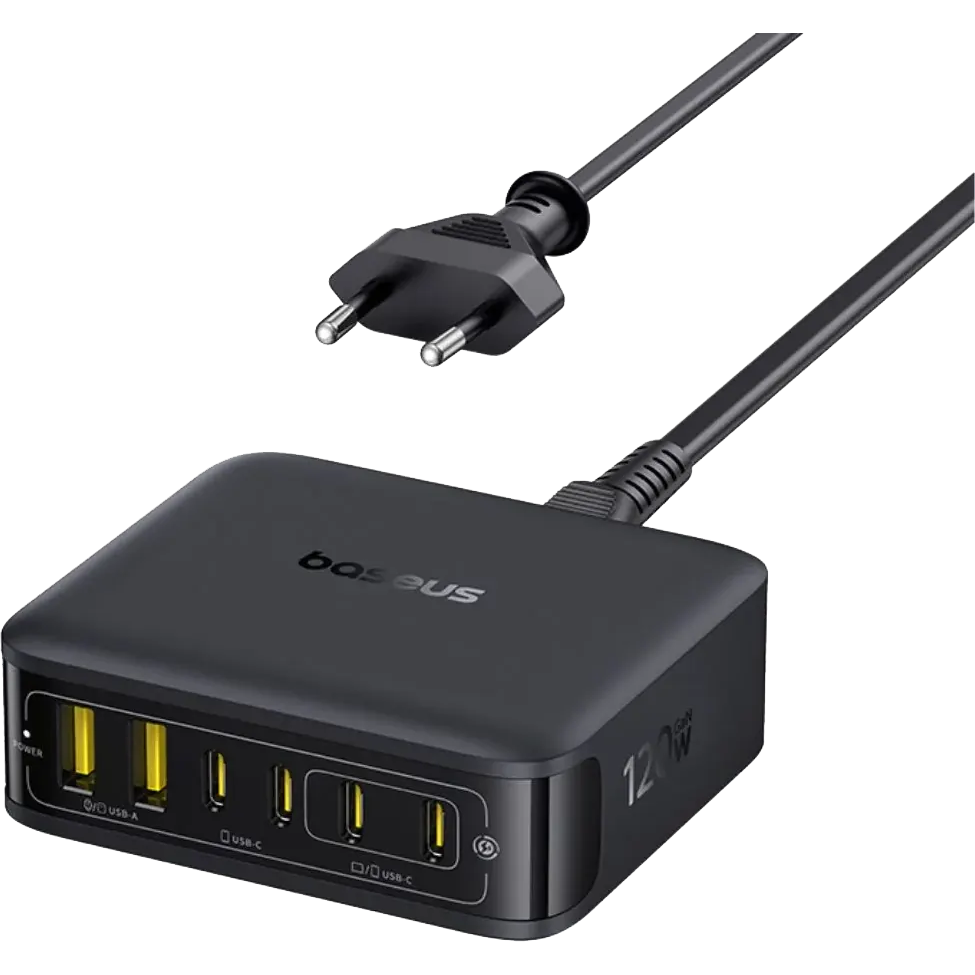 Сетевое зарядное устройство Baseus EnerFill FH21 120W Black - E0120T00