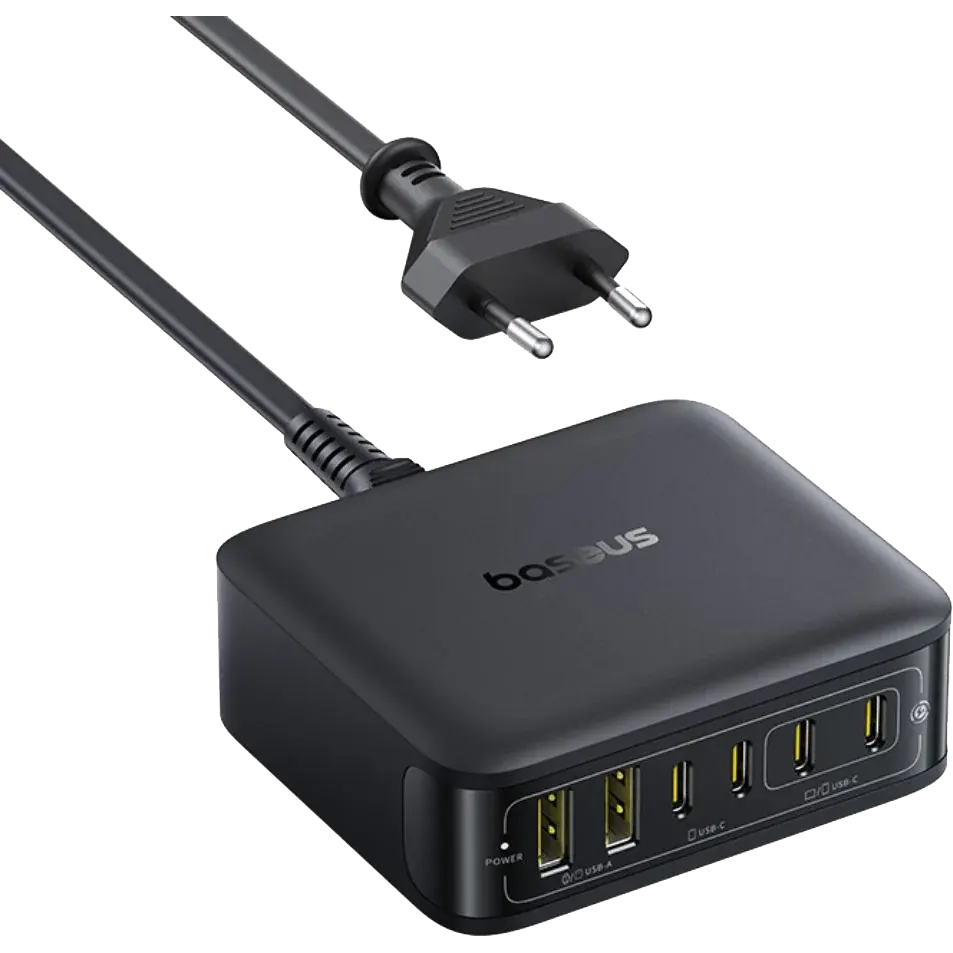 Сетевое зарядное устройство Baseus EnerFill FH21 120W Black - E0120T00 - фото 2