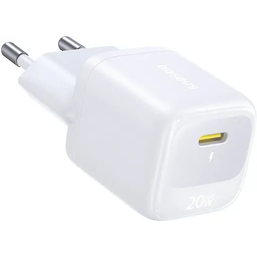 Сетевое зарядное устройство Baseus EnerFill FN22 20W White - E0122803 - фото 2