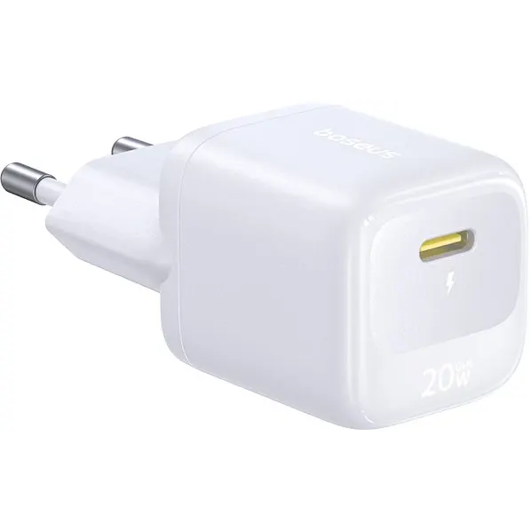 Сетевое зарядное устройство Baseus EnerFill FN22 20W White - E0122803 - фото 3