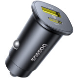 Автомобильное зарядное устройство Baseus GoTrip DP1 C+U Black (C00072300123-00)