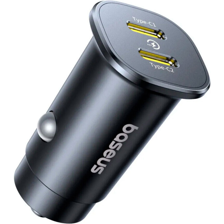 Автомобильное зарядное устройство Baseus GoTrip DP1 C+C Black - C00072300123-01