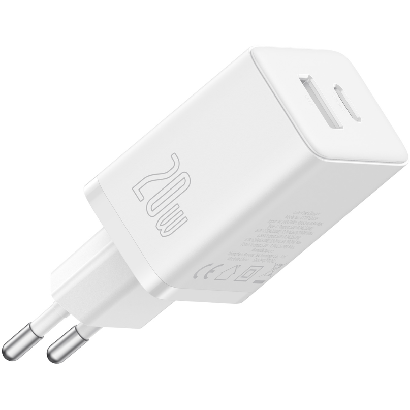 Сетевое зарядное устройство Baseus Cube 20W White - P10111403213-00 - фото 2