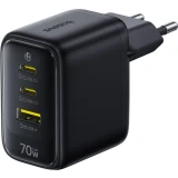 Сетевое зарядное устройство Baseus EnerFill FE22 70W Cosmic Black (E0123500)