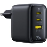 Сетевое зарядное устройство Baseus EnerFill FE22 70W Cosmic Black (E0123500)
