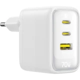 Сетевое зарядное устройство Baseus EnerFill FE22 70W Moon White (E0123501)