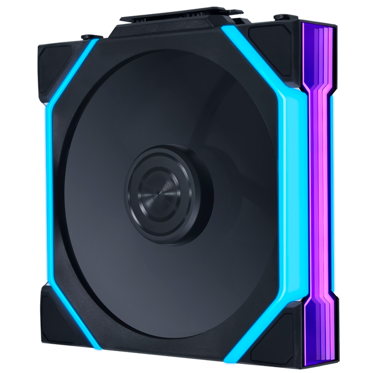 Вентилятор для корпуса Lian Li UNI Fan SL Flex 120 Black - G9F.12SL1F1B.R0 - фото 2