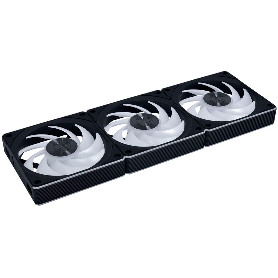 Вентилятор для корпуса Lian Li UNI Fan CL Flex 120 Black (3 шт.) - G9F.12CL1F3B.R0 - фото 2