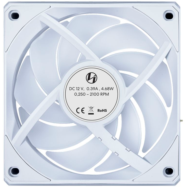 Вентилятор для корпуса Lian Li UNI Fan CL Flex 120 White (3 шт.) - G9F.12CL1F3W.R0 - фото 6