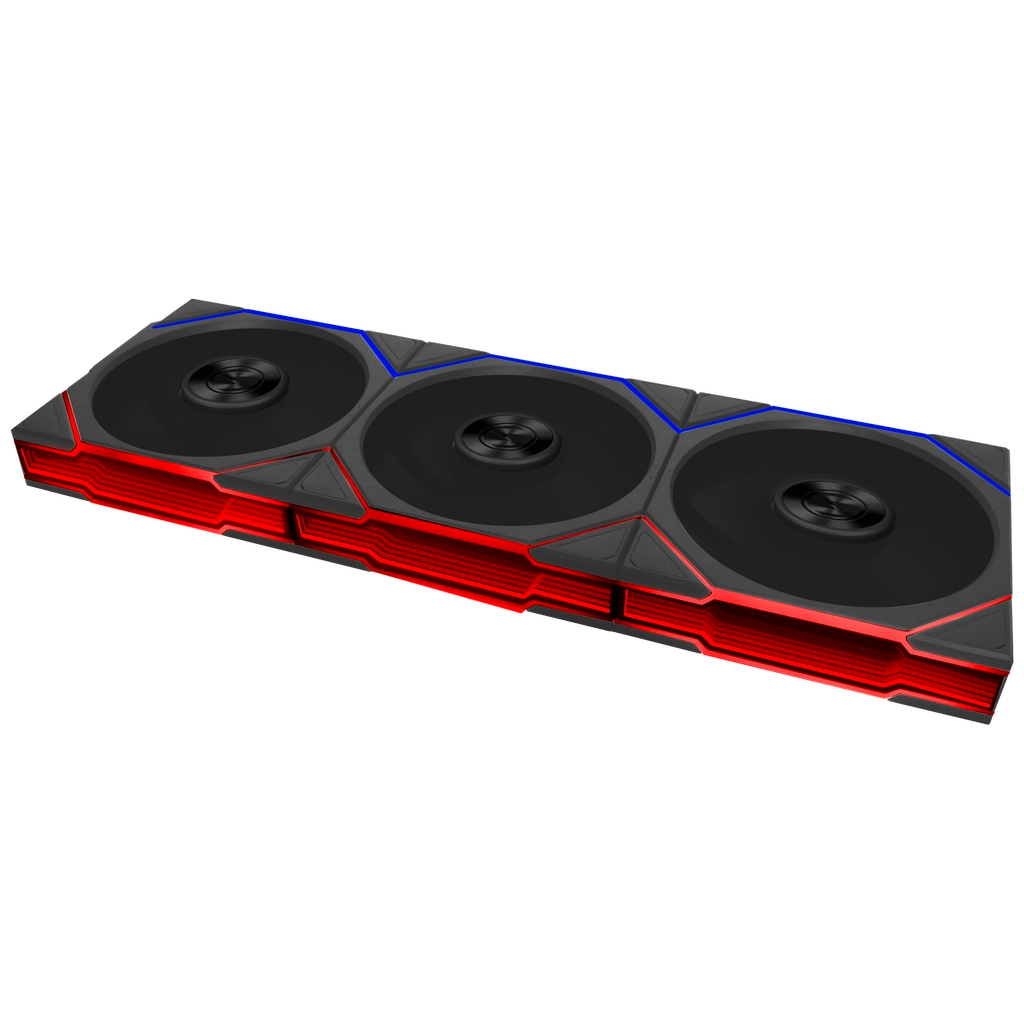 Вентилятор для корпуса Lian Li UNI Fan TL Flex Reverse 120 Black (3 шт.) - G9F.12RTL1F3B.R0 - фото 2