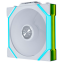 Вентилятор для корпуса Lian Li UNI Fan SL Flex Reverse 120 White - G9F.12RSL1F1W.R0 - фото 2