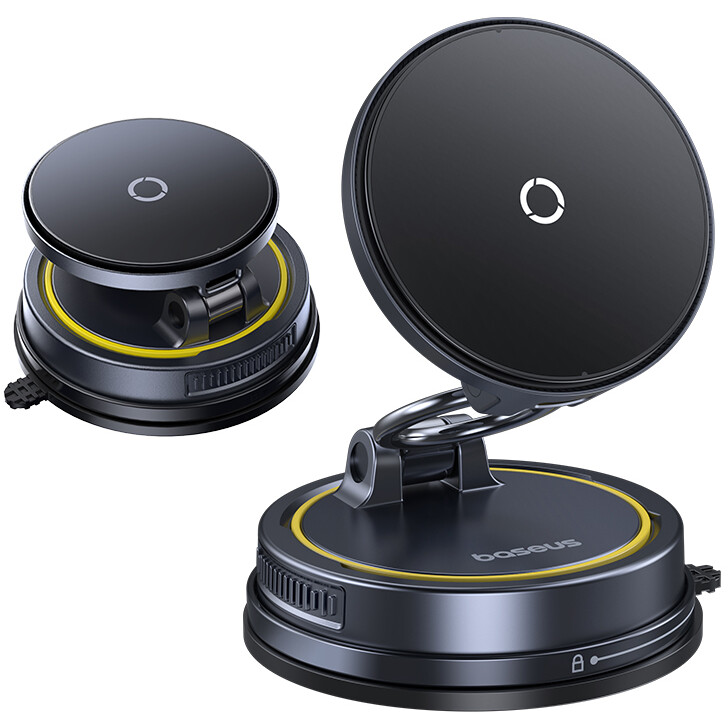 Автомобильный держатель Baseus PrimeTrip VC2 Flex Pro Magnetic Black - C0013F01 - фото 5