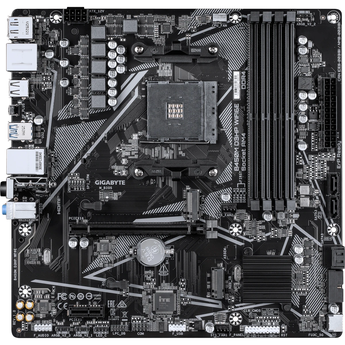 Материнская плата Gigabyte B450M D3HP WIFI6E