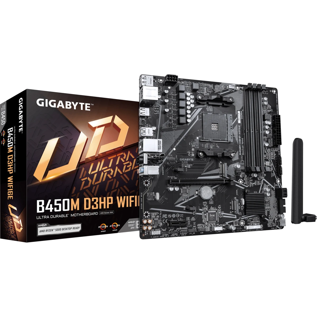 Материнская плата Gigabyte B450M D3HP WIFI6E - фото 4