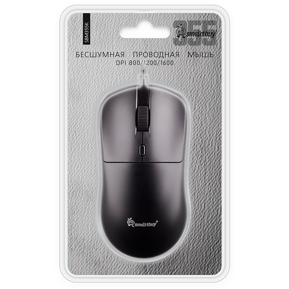 Мышь SmartBuy 355 Black - SBM355K - фото 8