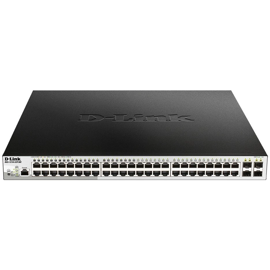 ..... Коммутатор (свитч) D-Link DGS-1210-52P/ME (0114) Б/У - DGS-1210-52P/ME/B1A