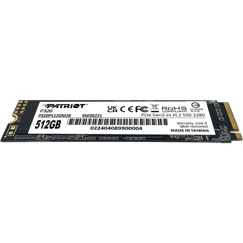 Накопитель SSD 512GB Patriot P320 (P320P512GM28) OEM - фото 3