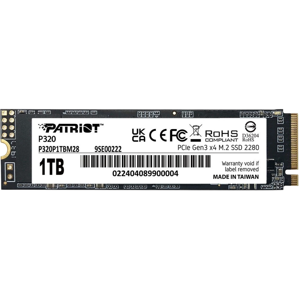 Накопитель SSD 1TB Patriot P320 (P320P1TBM28) OEM