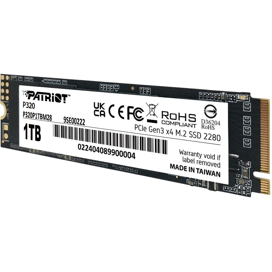 Накопитель SSD 1TB Patriot P320 (P320P1TBM28) OEM - фото 2