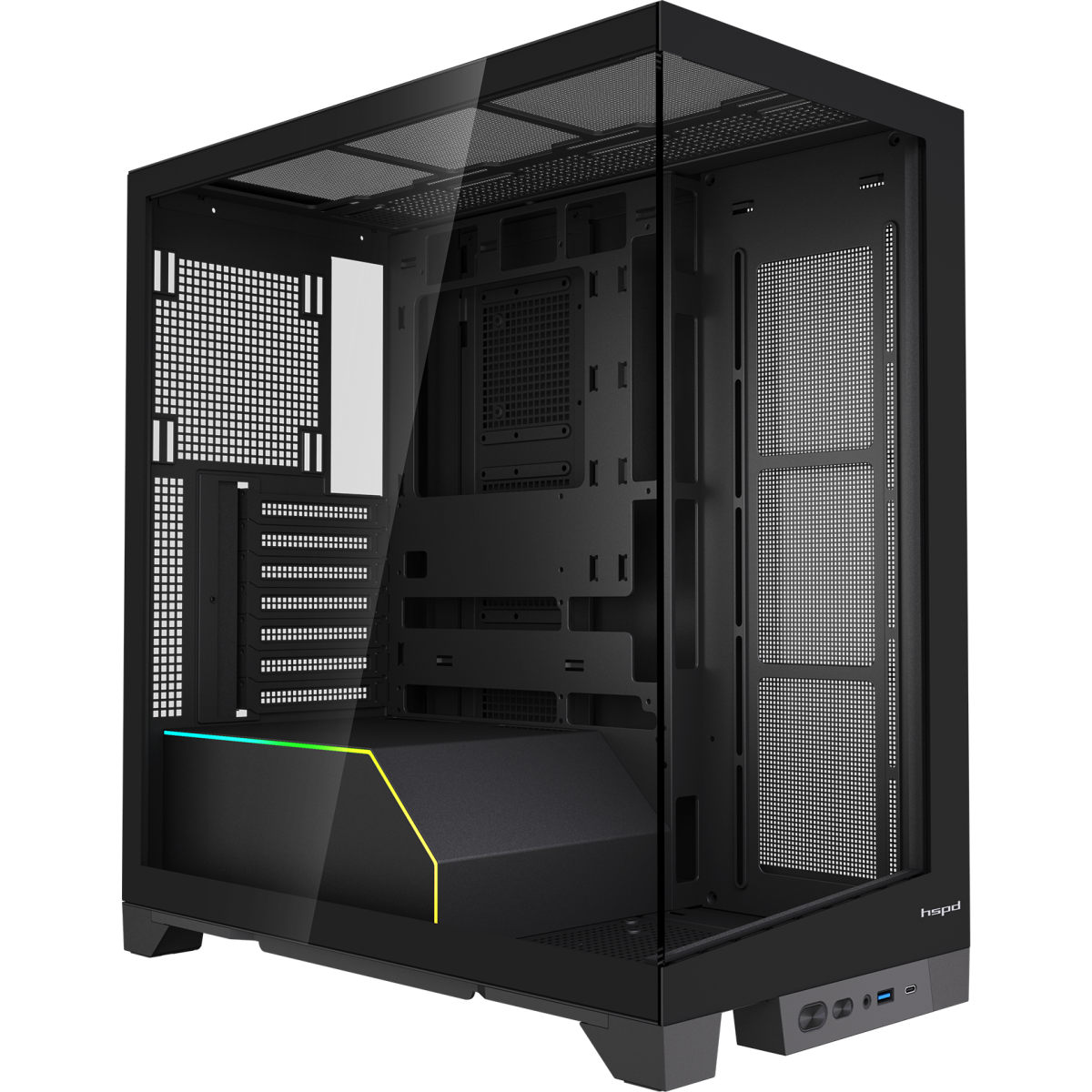 Корпус HSPD F550-TGBK Black