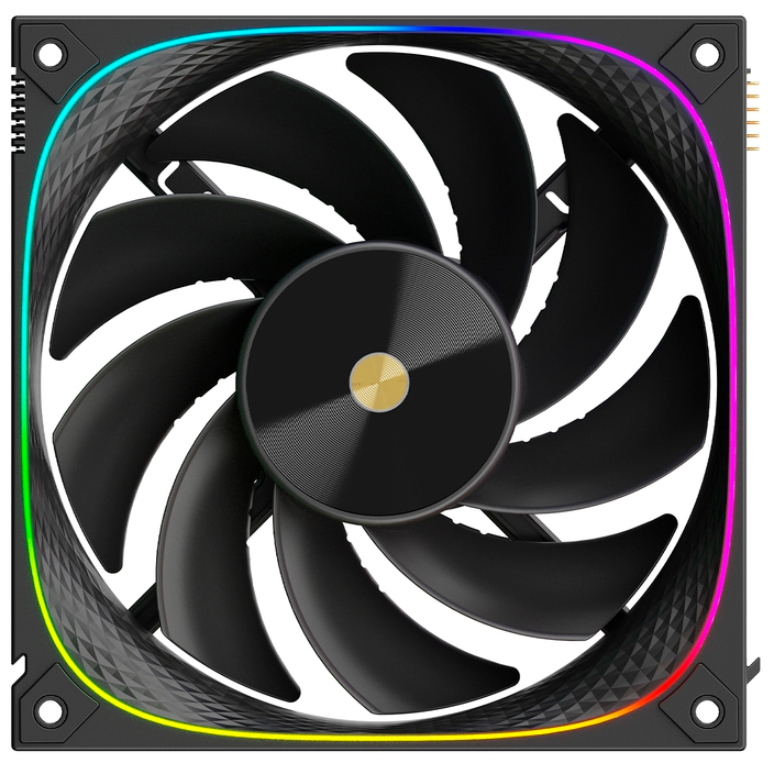 Вентилятор для корпуса Geometric Future Squama 3003R-14 Black - 1F3003R114000