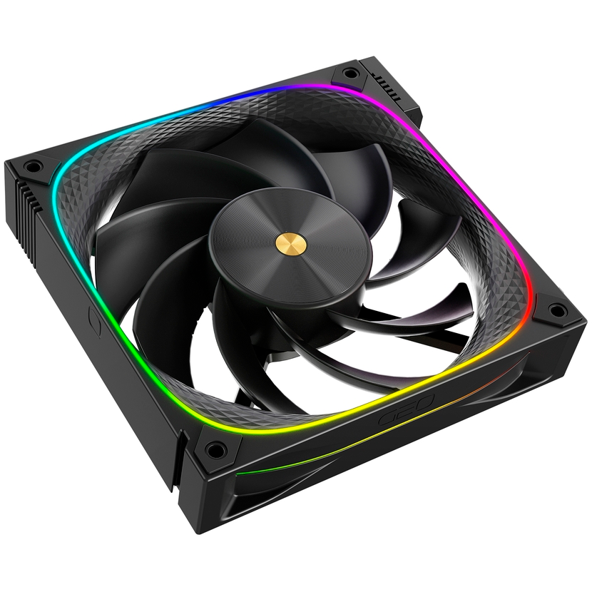 Вентилятор для корпуса Geometric Future Squama 3003R-14 Black - 1F3003R114000 - фото 2