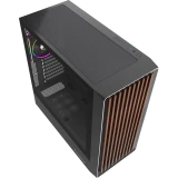 Корпус HSPD F760-TGBK-ARGB Black