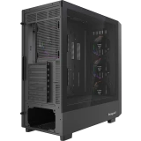 Корпус HSPD F760-TGBK-ARGB Black