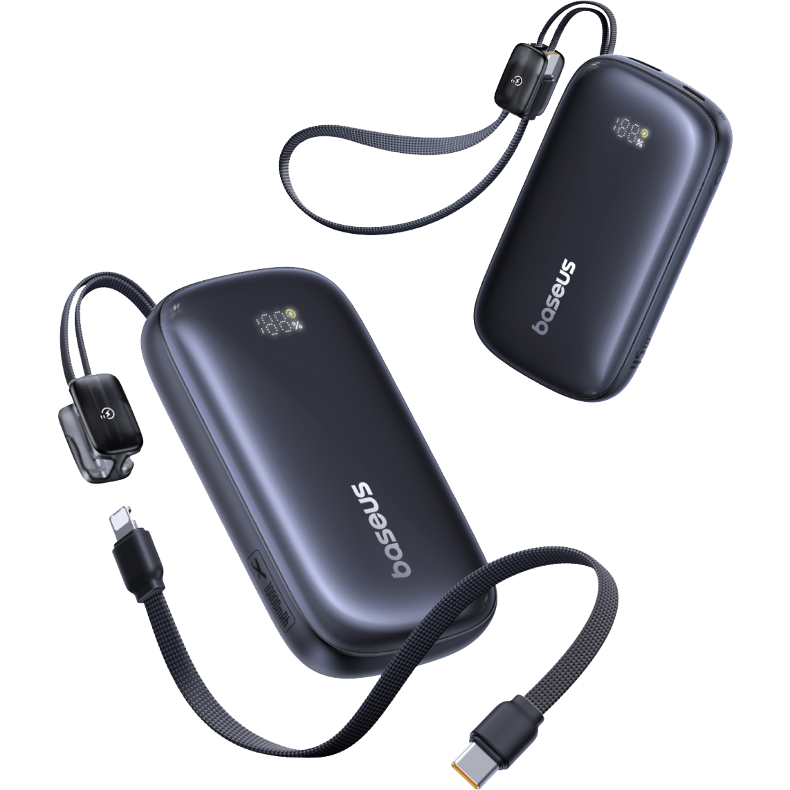 Внешний аккумулятор Baseus EnerFill FC21 Qpow 3 Ultra 10000mAh 45W Cosmic Black - E0027Q00 - фото 3