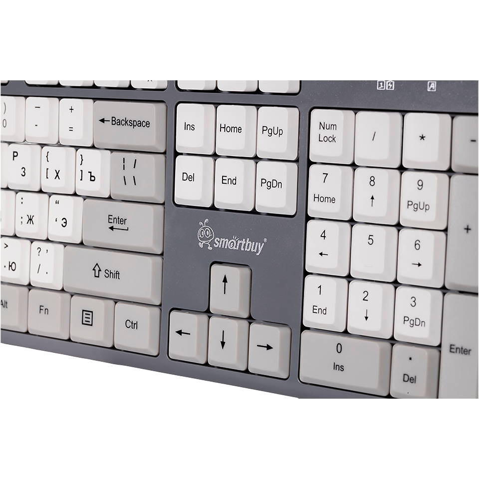 Клавиатура + мышь SmartBuy 701AG Grey - SBC701AGK - фото 4