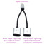 Разветвитель Lightning - 2x Lightning, KS-IS KS-355 Silver - фото 2