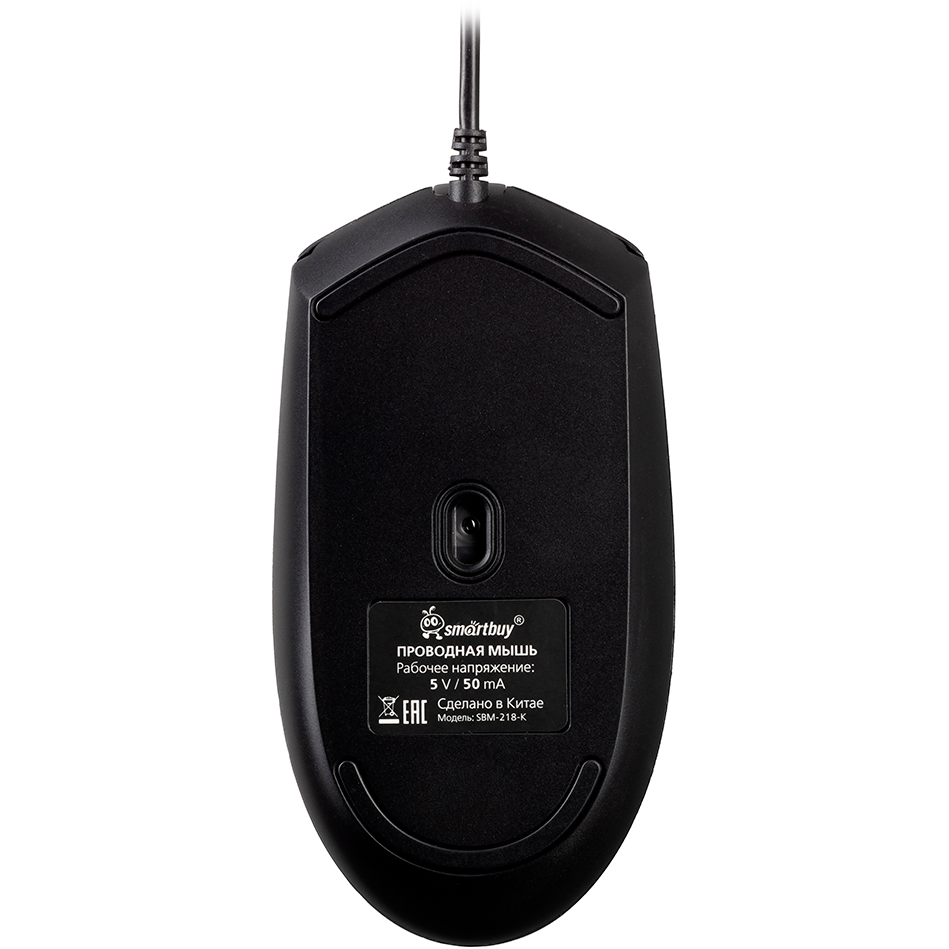 Мышь SmartBuy One 218-K Black - SBM-218-K - фото 4