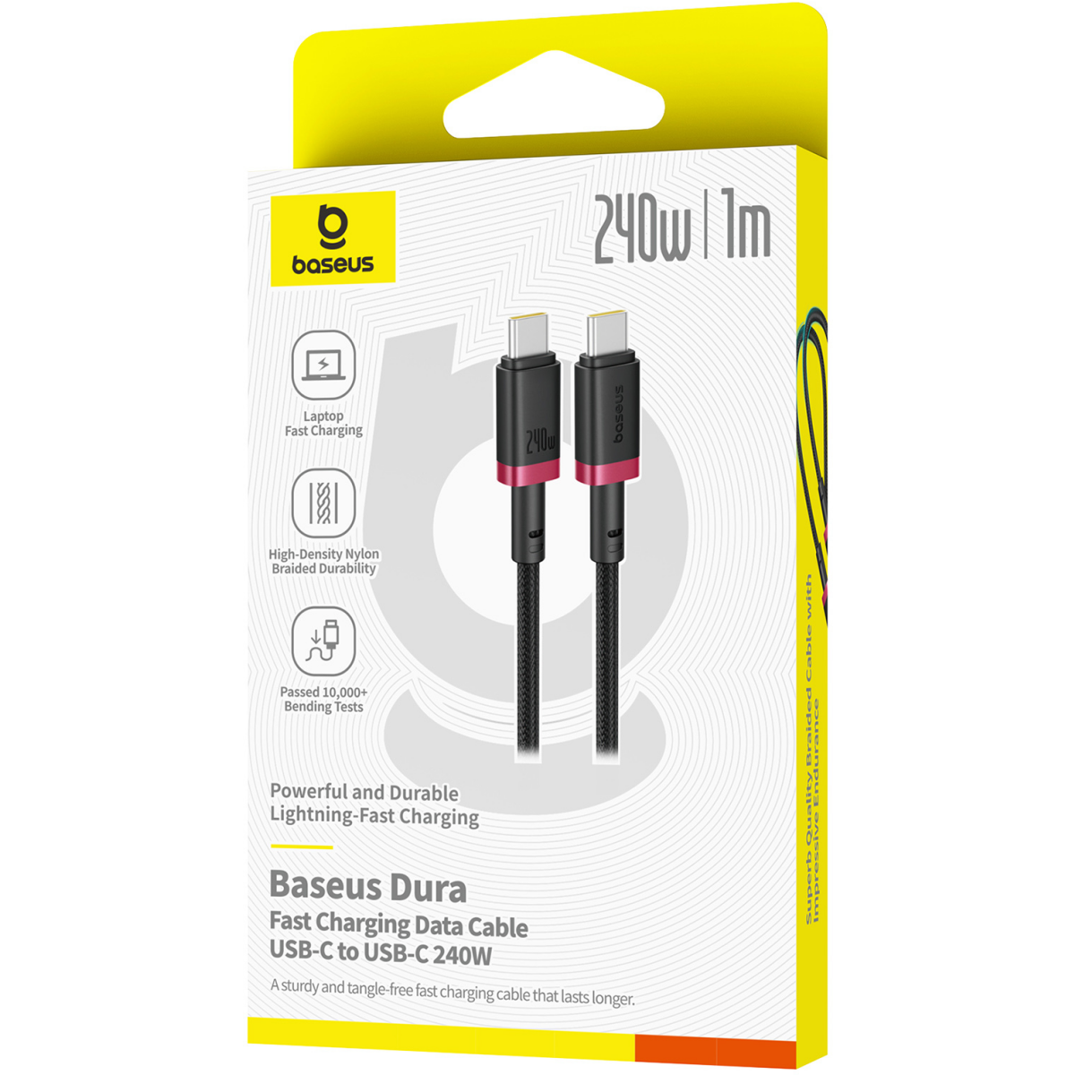 Кабель USB Type-C - USB Type-C, 1м, Baseus P10377803U03-01 - фото 4