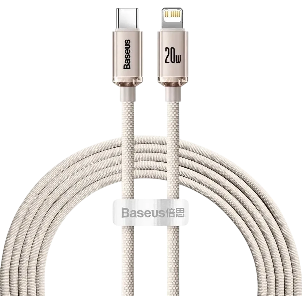 Кабель USB Type-C - Lightning, 1.2м, Baseus CAJY001304