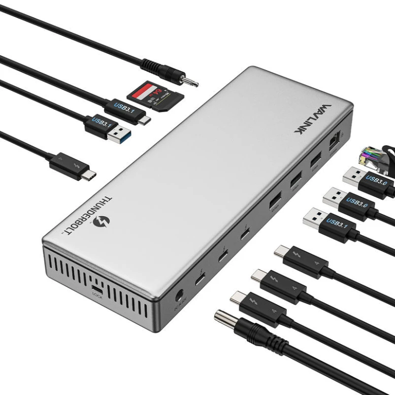 ..... Док-станция WAVLINK Thunderbolt 4 Docking Station (0154) Б/У - WL-UTD43Pro - фото 4