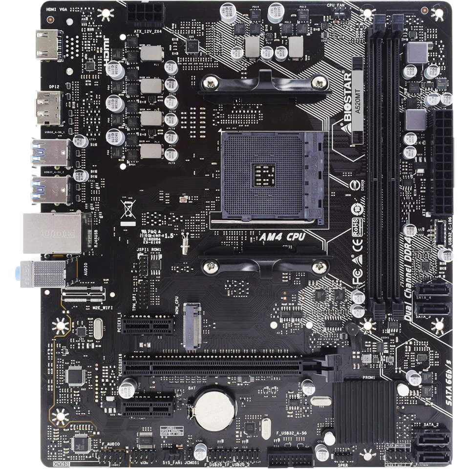 ..... Материнская плата Biostar A520MT (4640) из ремонта