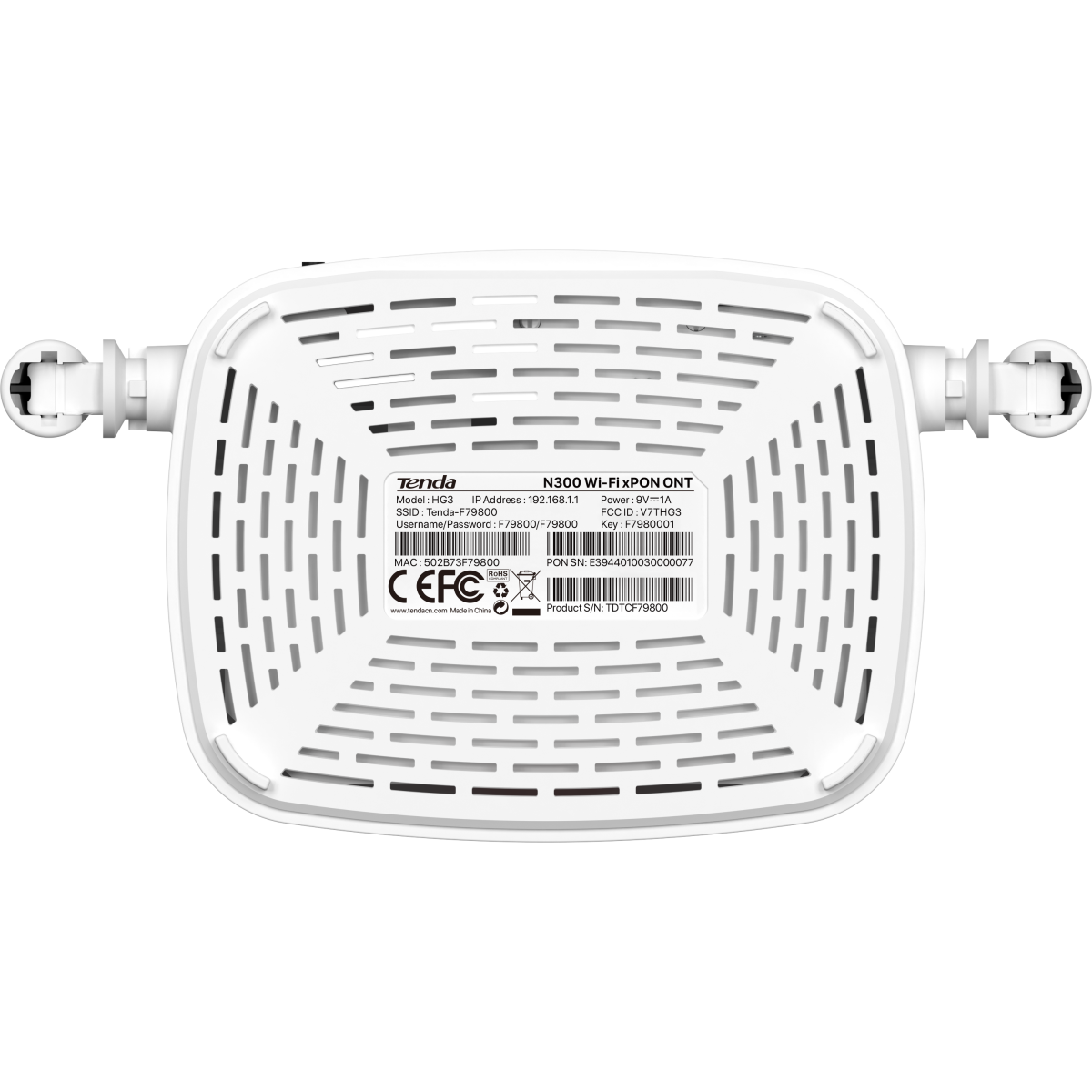 ..... Wi-Fi маршрутизатор (роутер) Tenda HG3 (3896) Б/У - фото 5