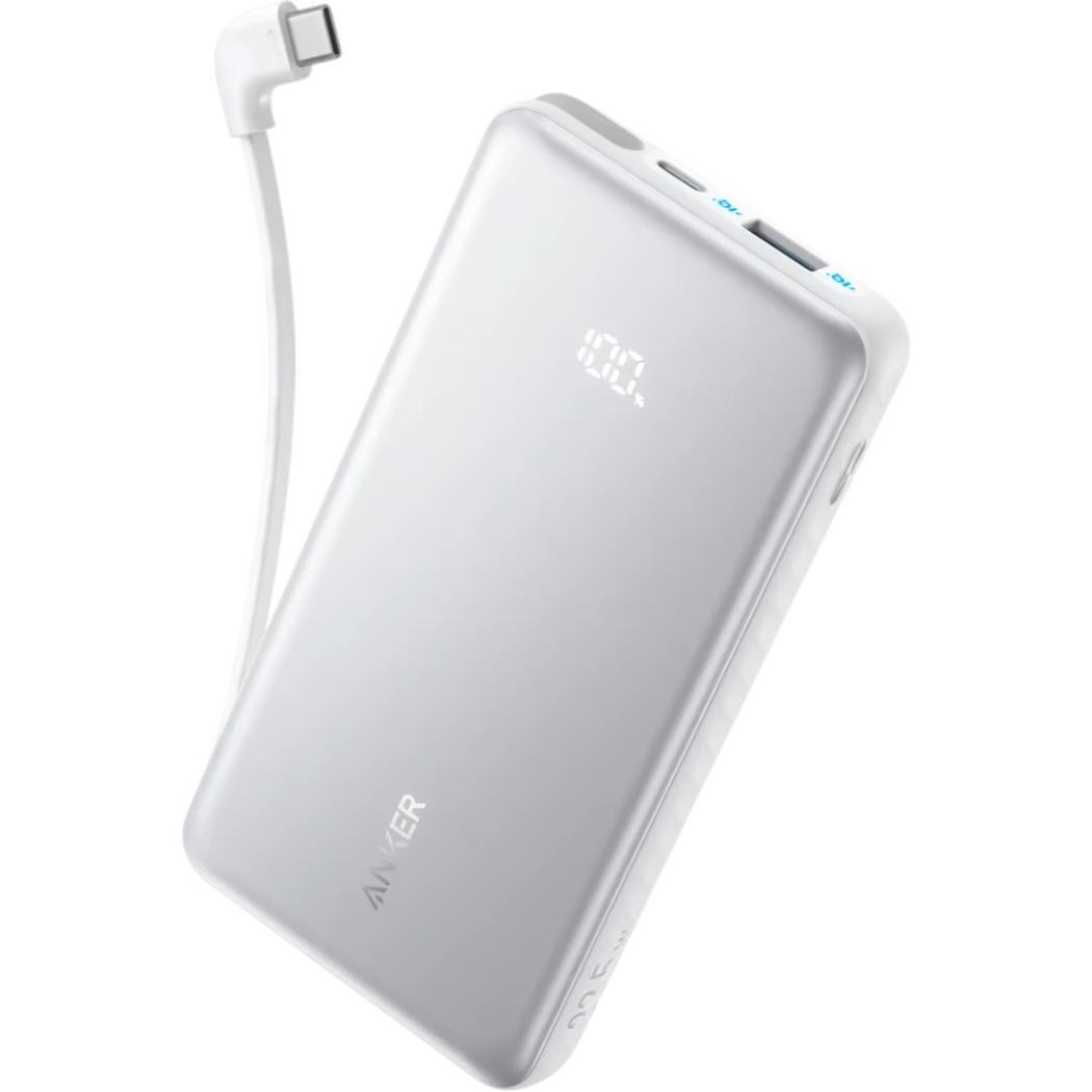 Внешний аккумулятор Anker Zolo Power Bank 10K 22.5W White - A110DH21