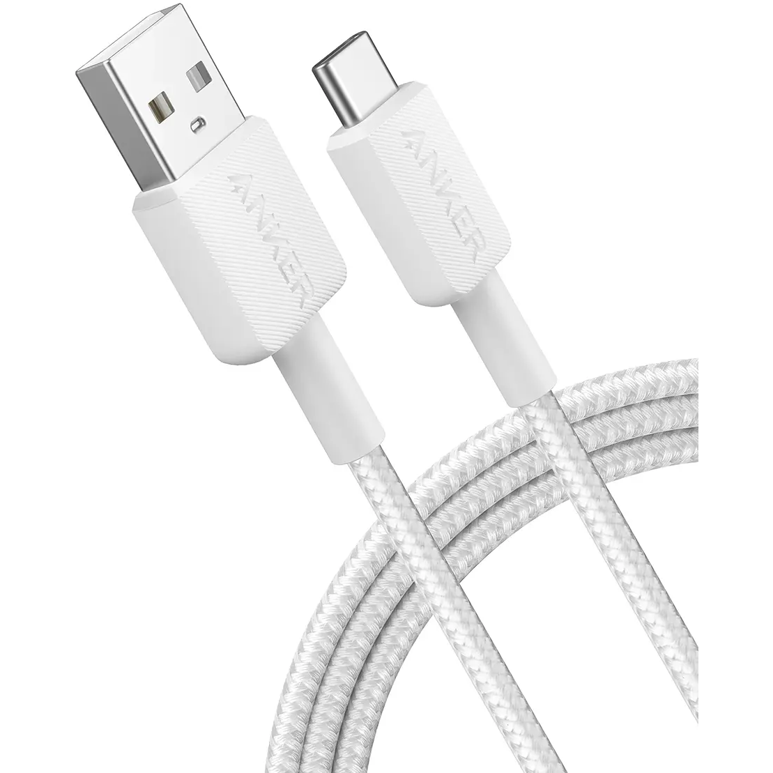 Кабель USB - USB Type-C, 1.8м, Anker 322 White - A81H6H21