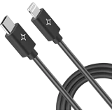 Кабель USB Type-C - Lightning, 1м, Stellarway STW-CAB-CLGHT-1-PVC Black (STW-CAB-CLGHT-1-PVC-Black)