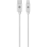 Кабель USB Type-C - Lightning, 2м, Stellarway STWPRO-CAB-CLGHT-2-PVC White (STWPRO-CAB-CLGHT-2-PVC-White)